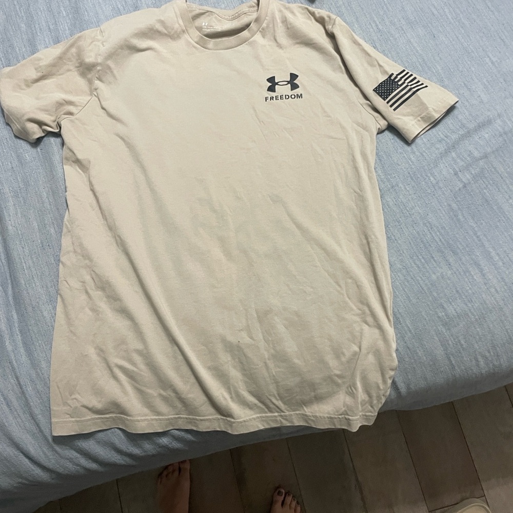 Under Armour Men's Freedom Tee - Light Tan